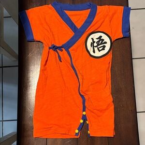 Dragon Ball Orange and Blue Baby Kimono